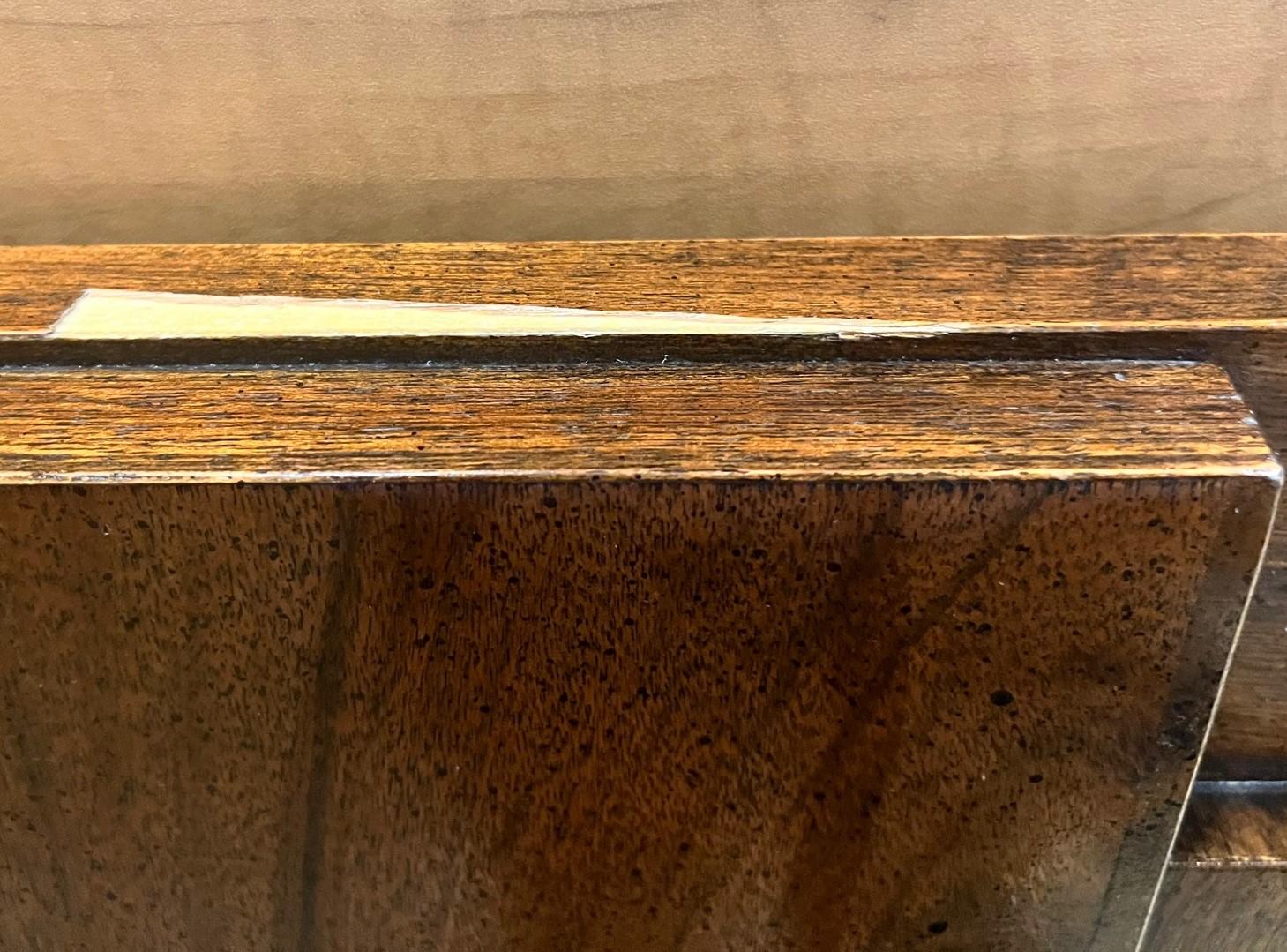 Late 20th Century 1970's Lane Brutalist Staccato King Headboard in Walnut