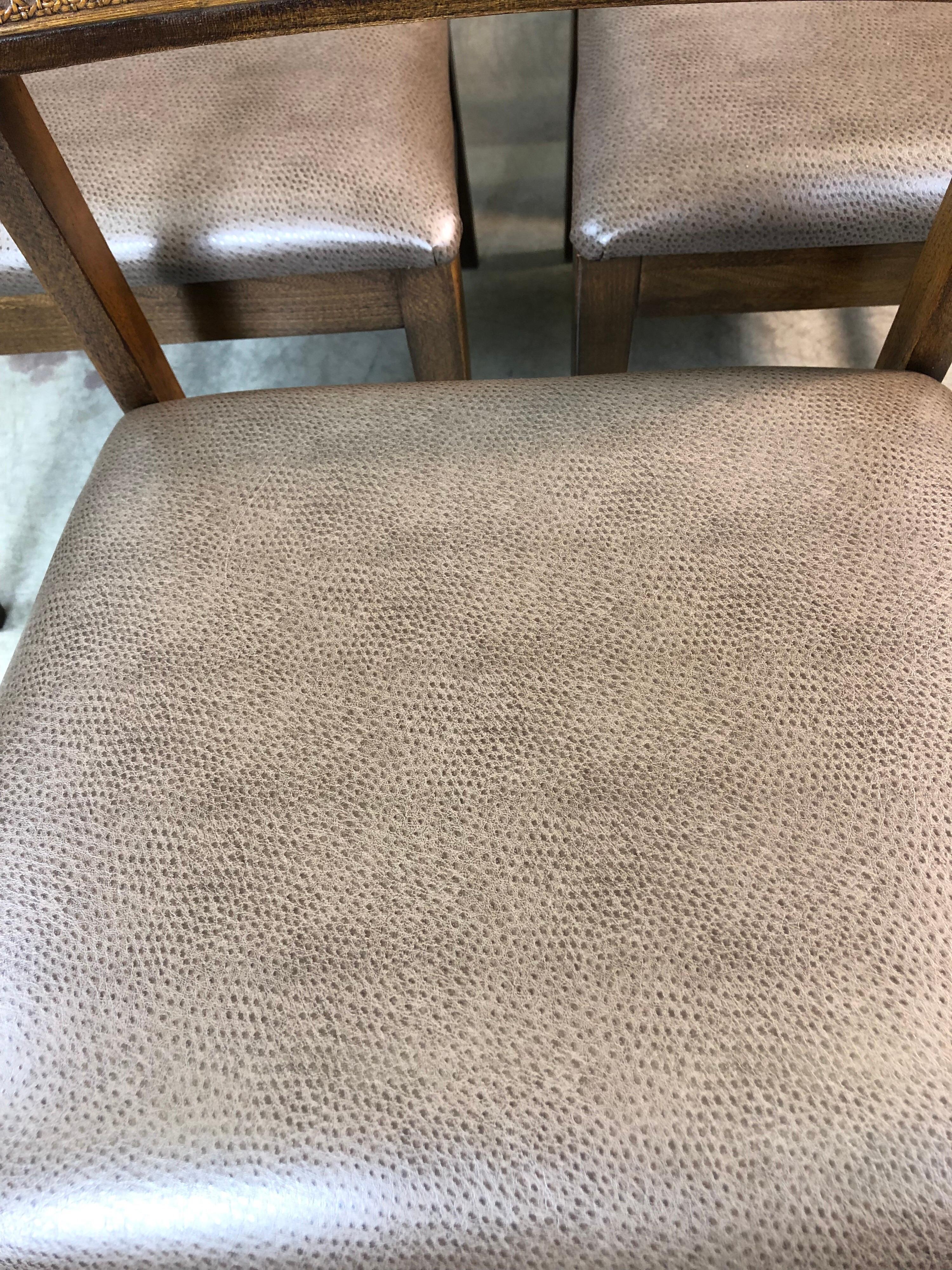 20th Century 1970s Lane Furniture Caned Back Dining Chairs, Set of 6