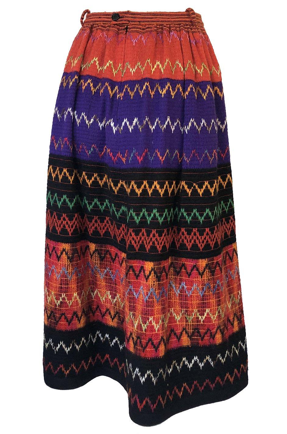 This Lanvin skirt is utterly fantastic and so unusual in its fabric choice. I am in absolute love with it. From the bold colours that have been used in its design, to the way the  the fabric has been created and to the the workmanship put into its