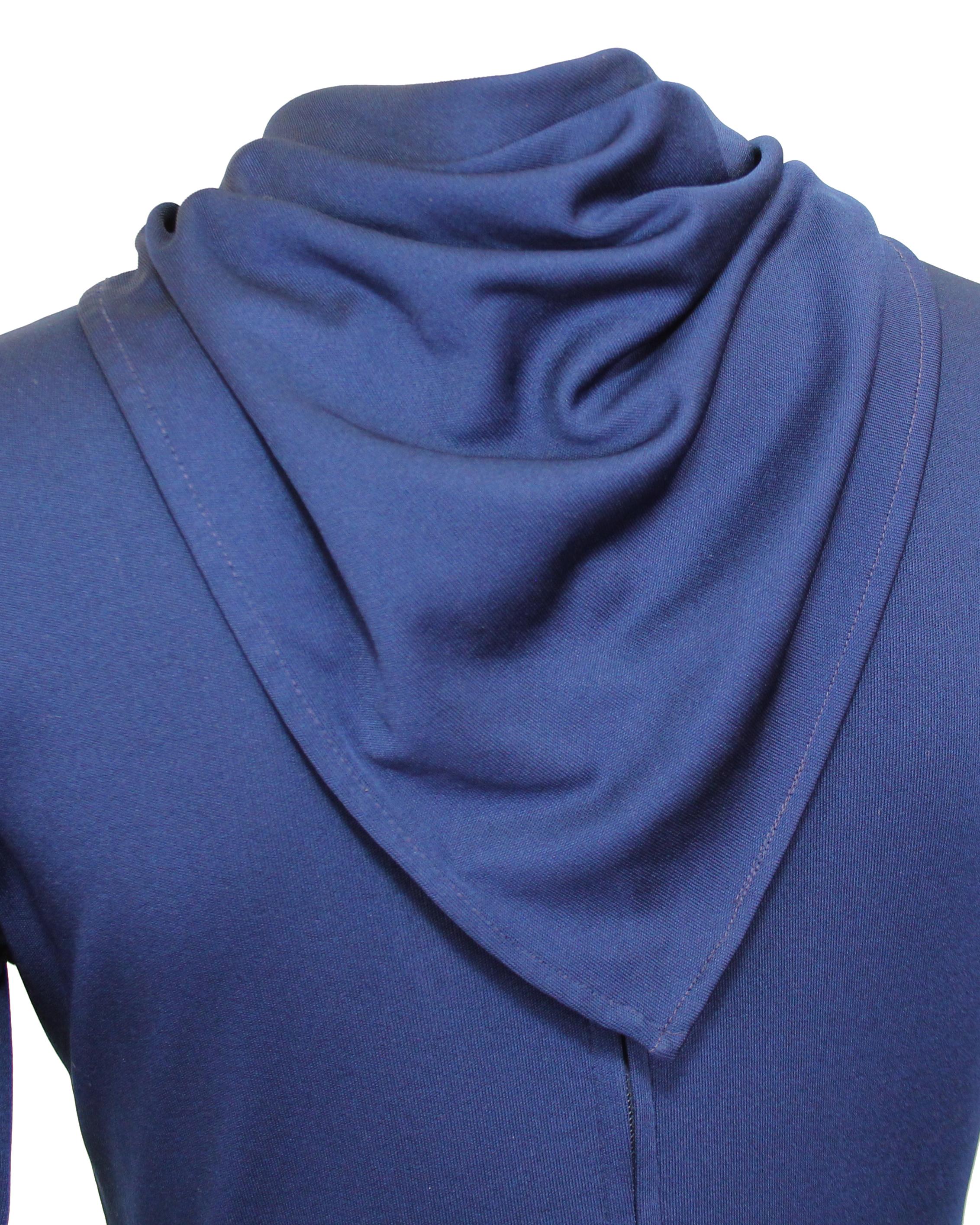 Robe de sport Lanvin en tricot poly avec foulard assorti, années 1970 Pour femmes en vente