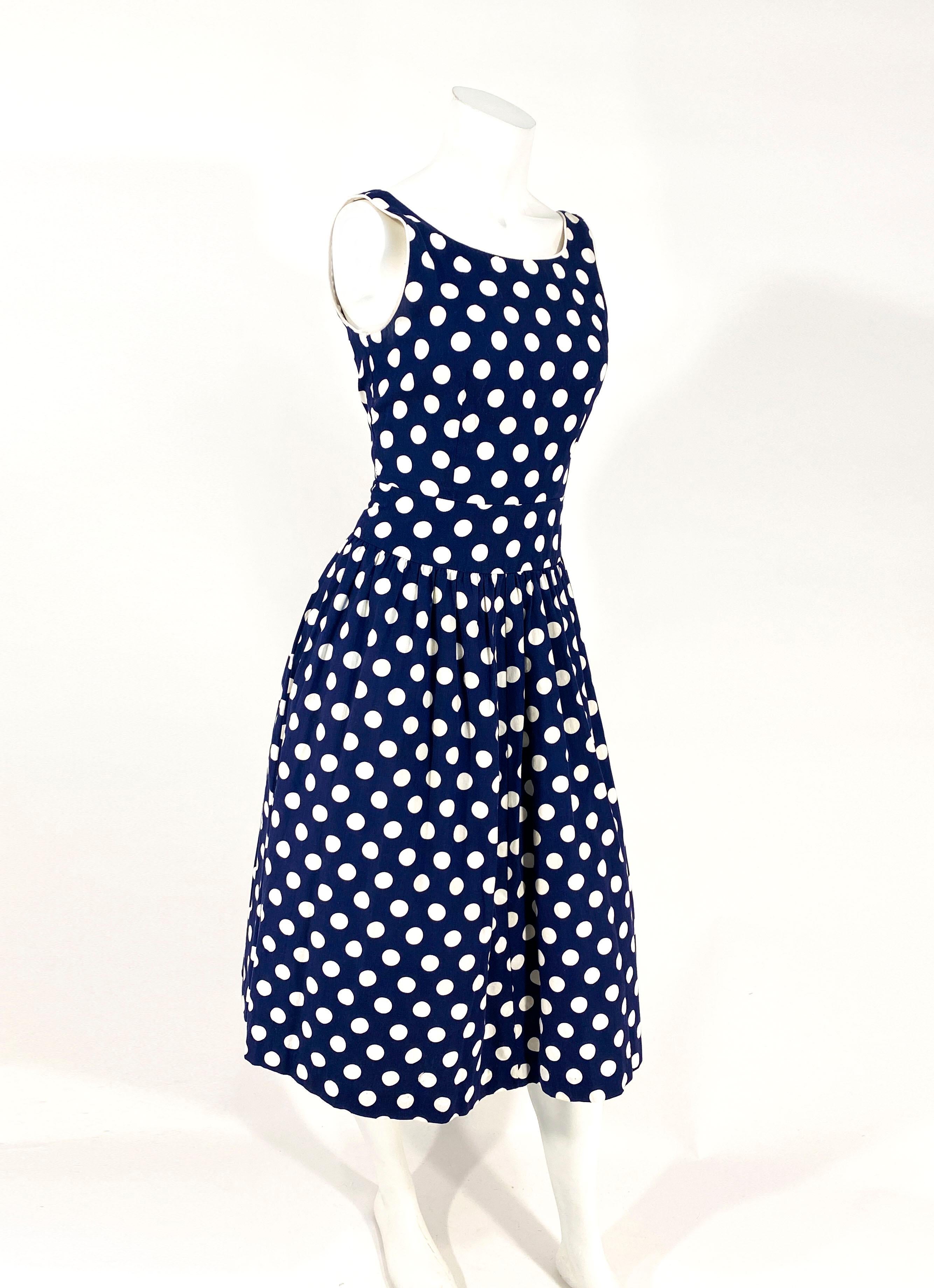 1920s polka dot dress