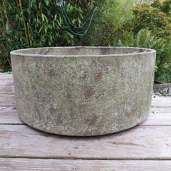 1970s Large French Garden Planter Concrete Plant Pot Rodianesque