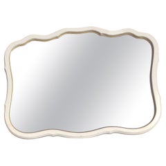 1970s Large French Provincial Hanging Mirror by Lenoir