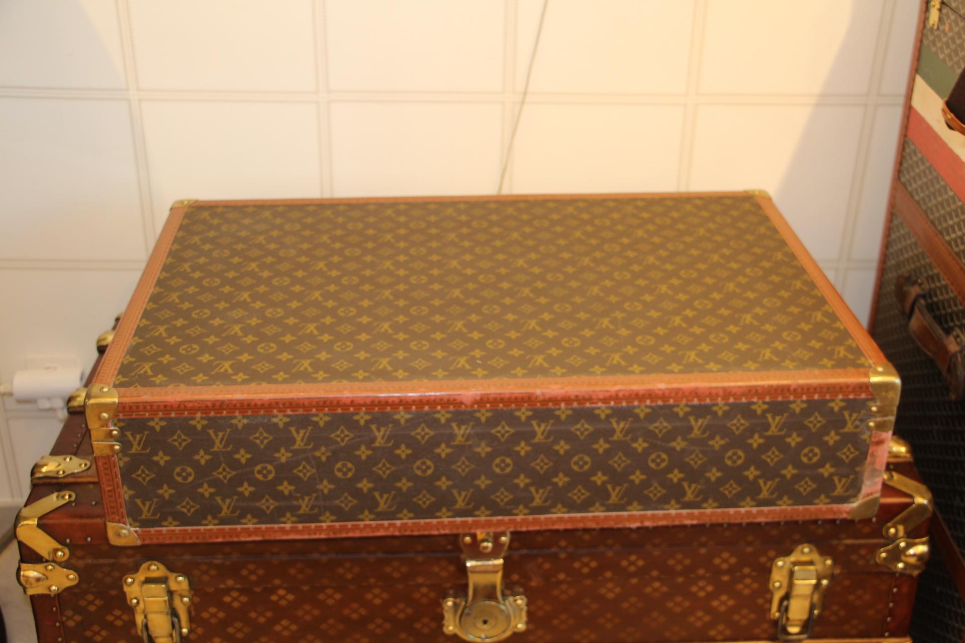 1970s Large Louis Vuitton Suitcase 80 cm,  Louis Vuitton Trunk 3