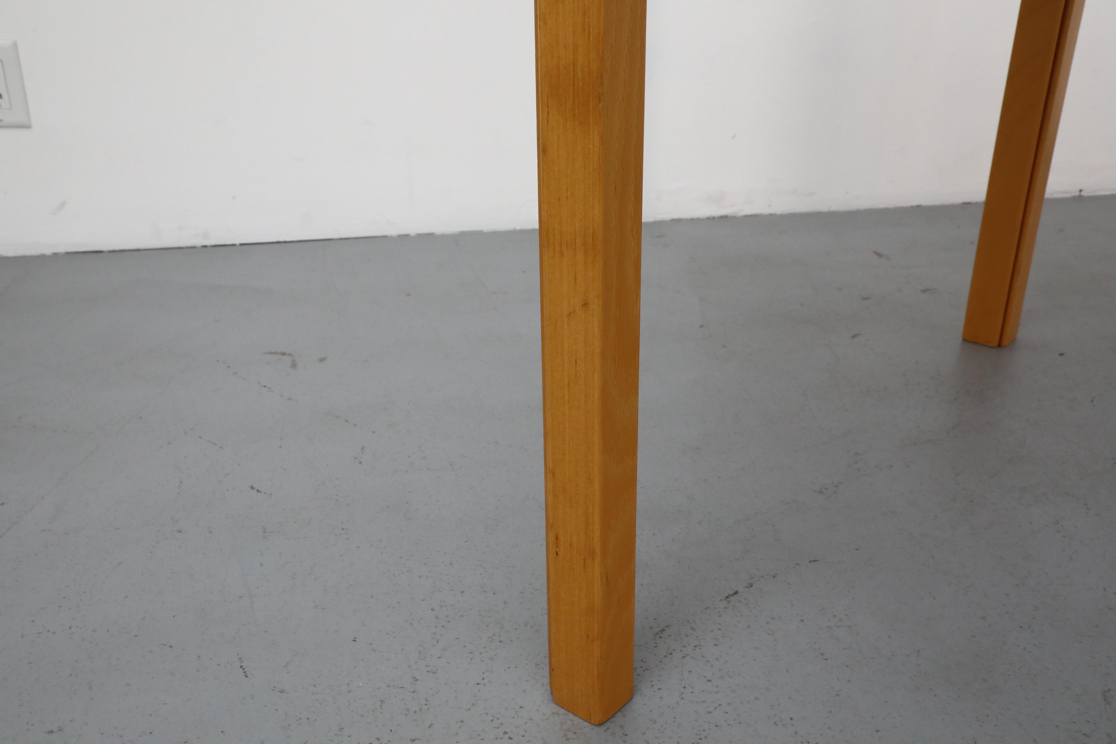 1970's Large Magnus Olesen Birch Dining Table with Black Formica Top 13