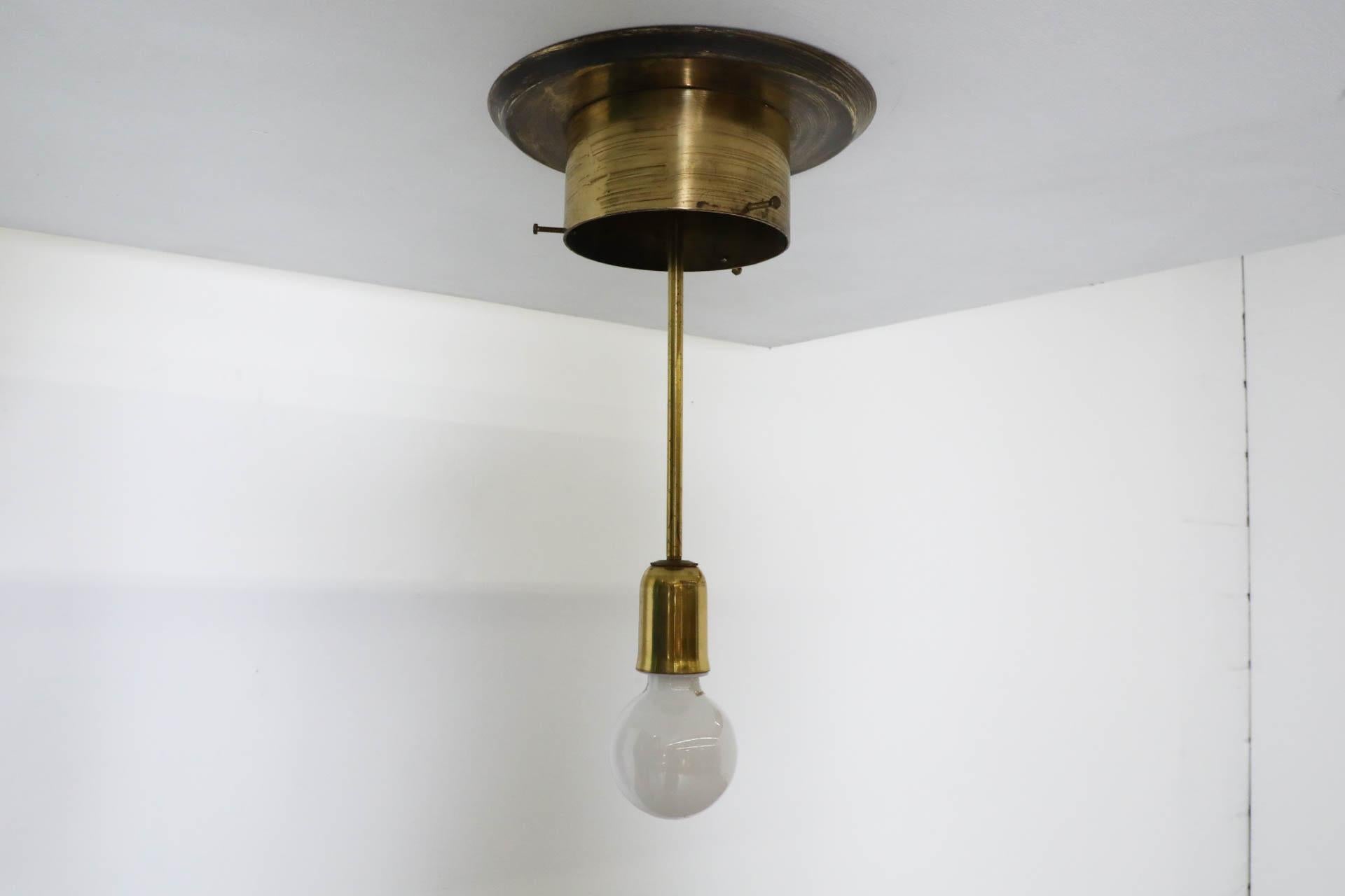 Lámpara de techo grande de cristal soplado estilo Mazzega de los años 70, Harrachov, República Checa Latón en venta