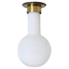 1970s Large Mazzega Style Blown Glass Ceiling Lamp by Harrachov, Czech Republic