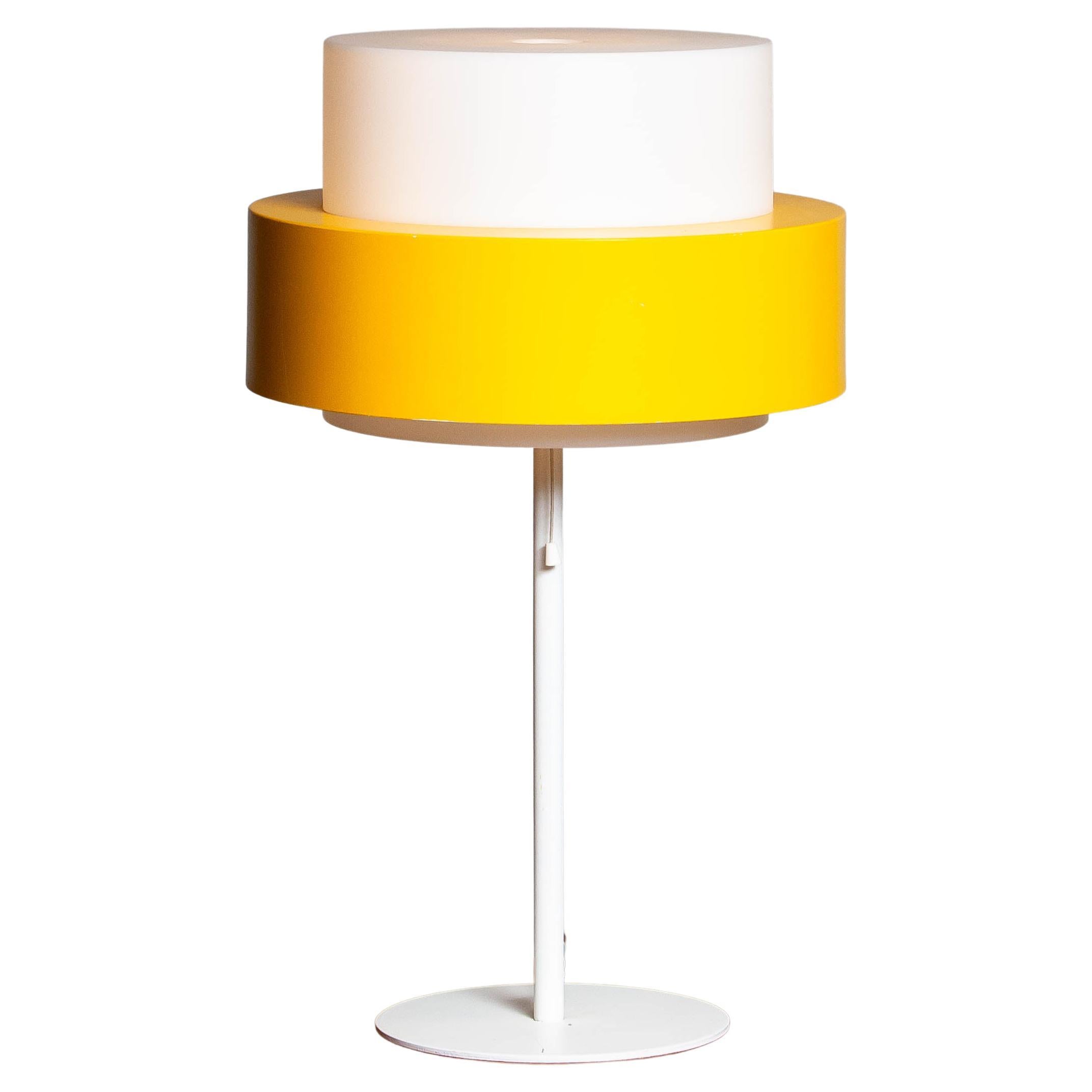 1970s Large Modern Table Lamp by Uno and Osten Kristiansson for Luxus Sweden For Sale