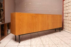 1970s Large Modernist Blonde Sideboard, Germany