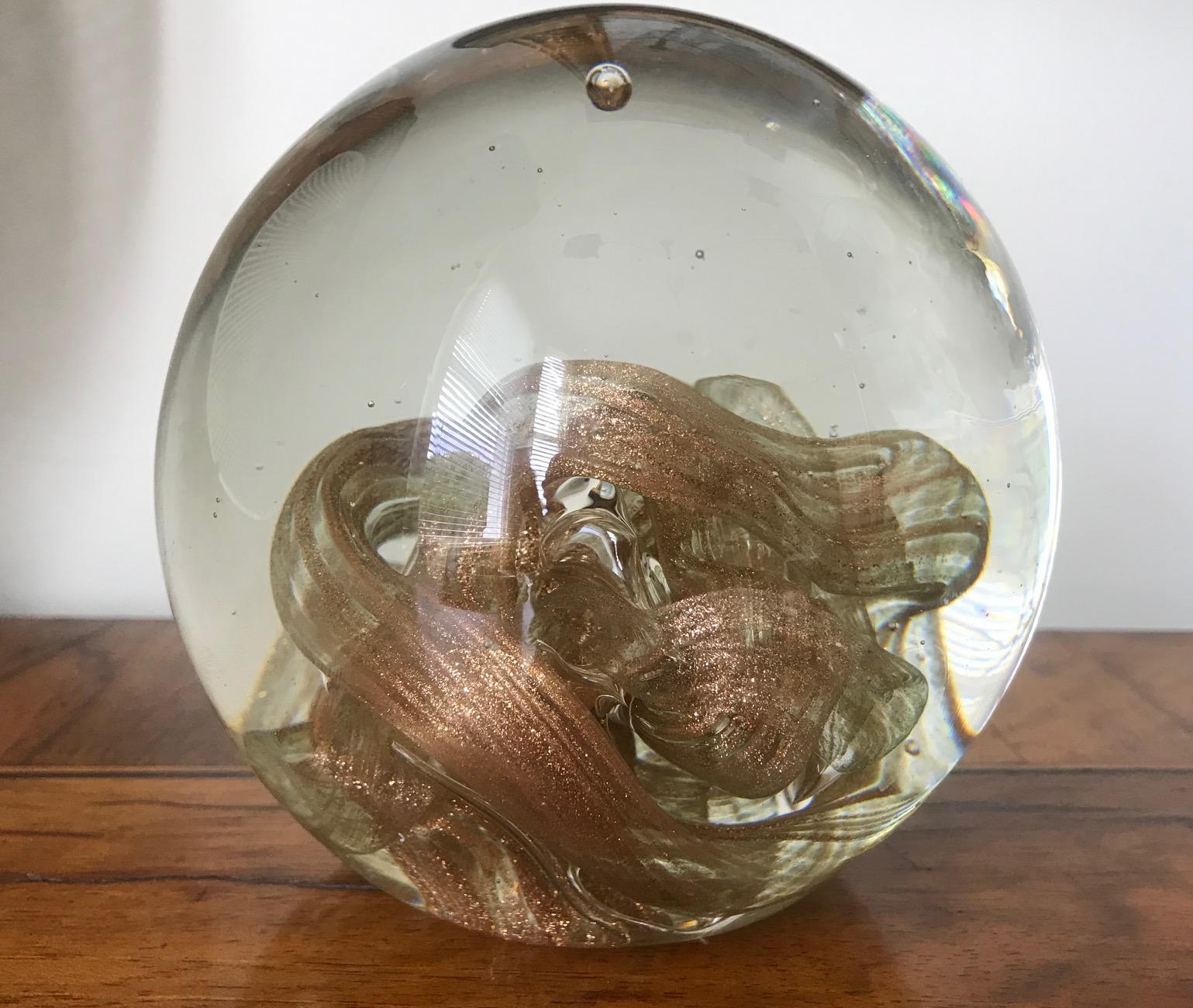 1970s Large Murano Paperweight For Sale 3