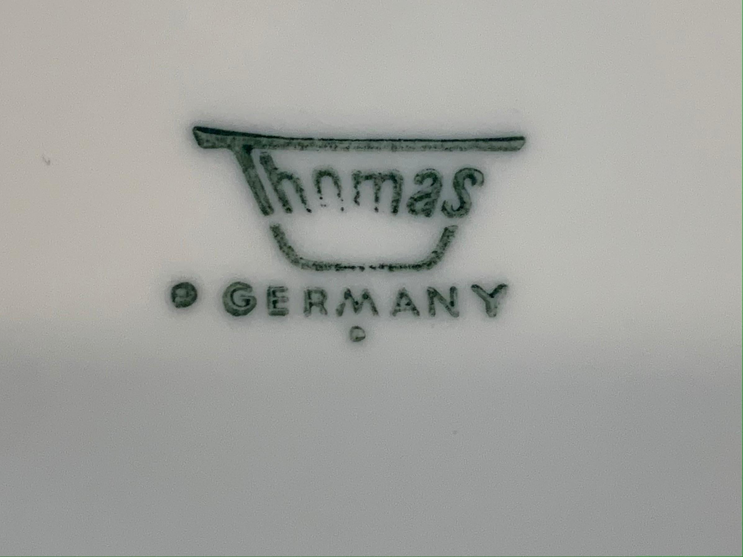 1970s Large Porcelain Op Art Glazed Vase Thomas, Germany by Richard Scharrer 4