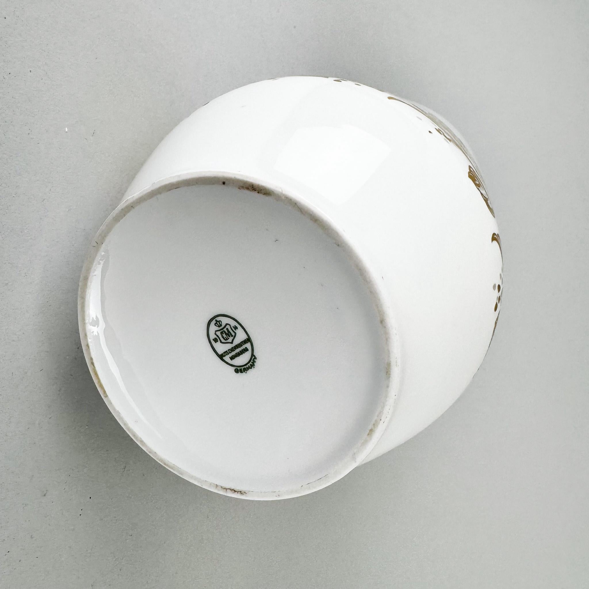 German 1970's Large Porcelain Vase by Hutschenreuther For Sale