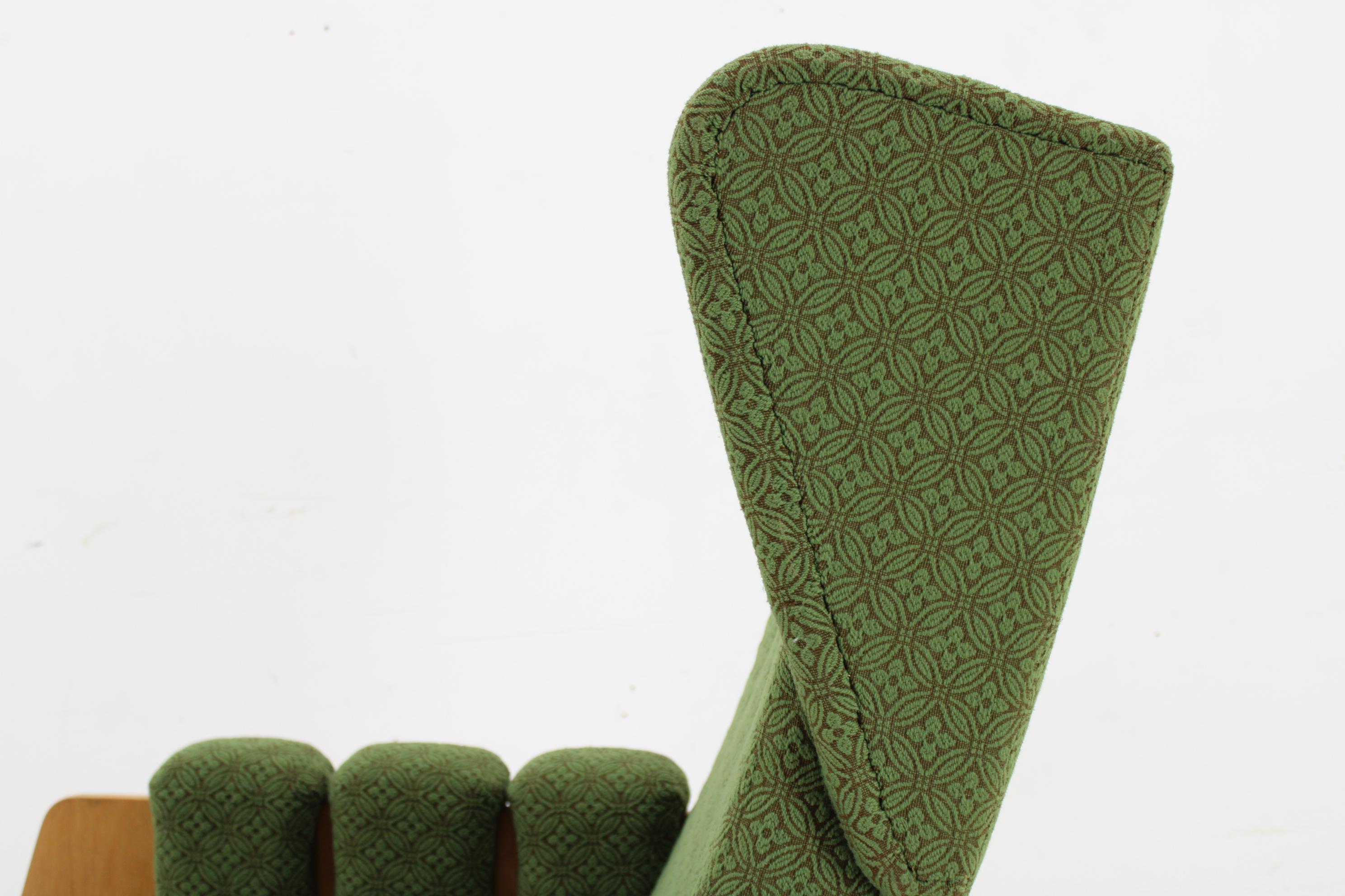 Großer seltener brutalistischer Schaukelstuhl, Tschechoslowakei, 1970er Jahre im Angebot 6