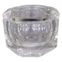 1970s Large-Scale Lucite Ice Bucket