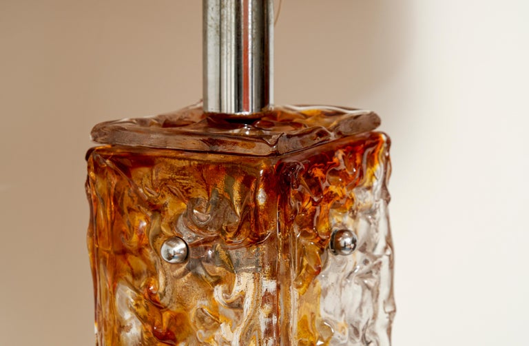 1970s Large Table Lamp in Murano Glass For Sale at 1stDibs