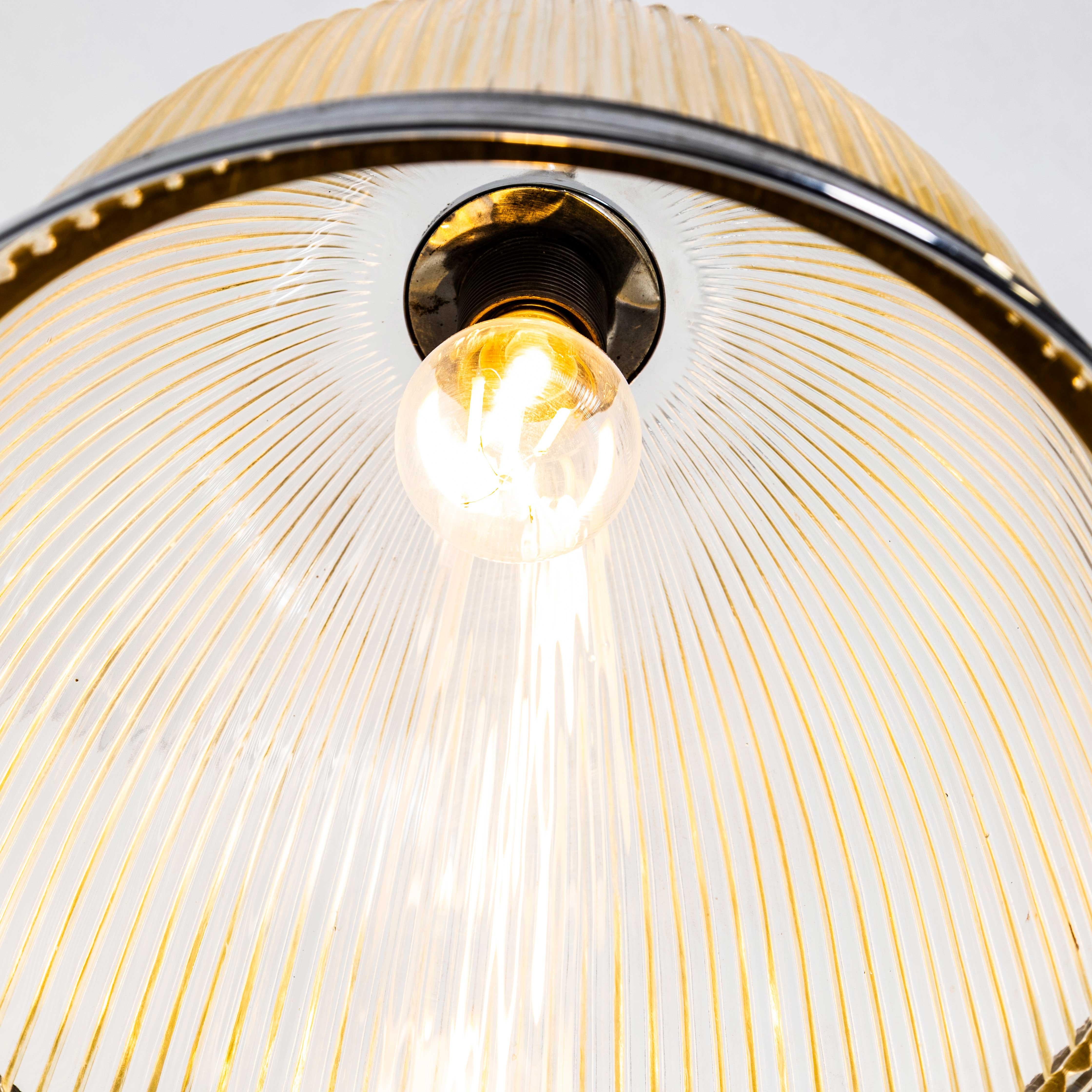 1970's Late Production Prismatic And Chrome Lamps - Pair For Sale 2