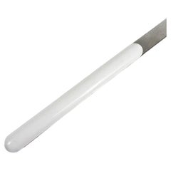 1970s Lauffer Japan Modern 4-Piece Flatware Set White & Stainless Steel