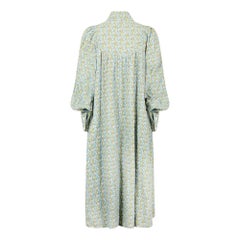 1970s Laura Ashley Floral Cotton Smock Dress