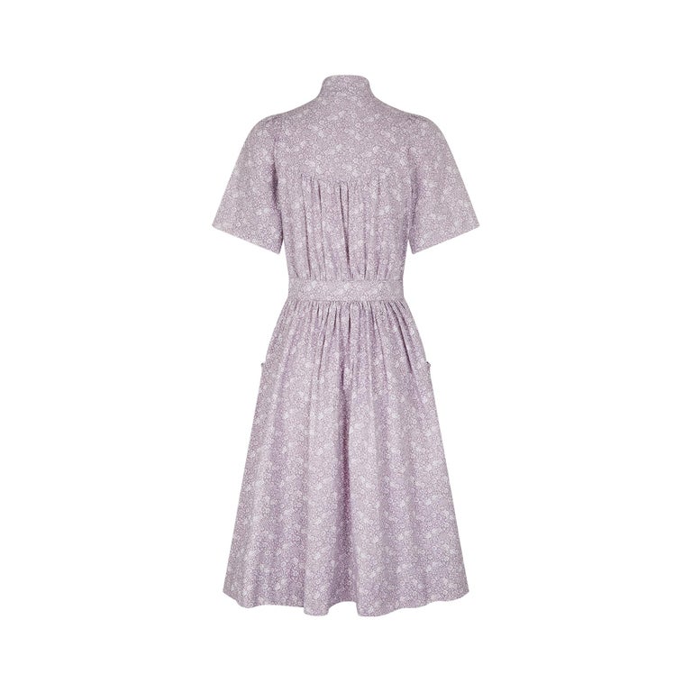 Rare Precious Vintage 1970s Laura Ashley Made in Wales Cotton Maxi Dress