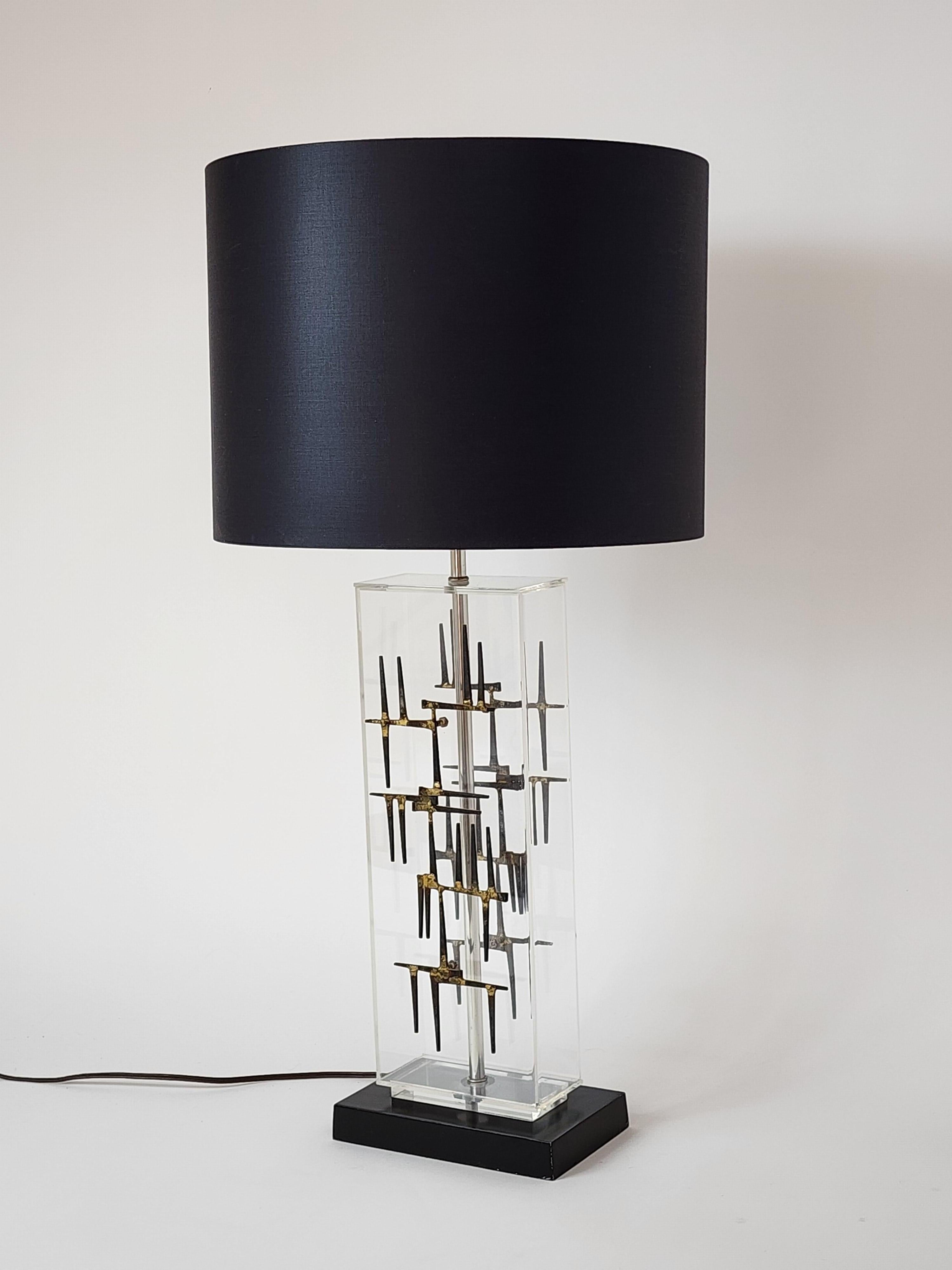 1970s Laurel  Brutalist Table Lamp , USA  For Sale 6