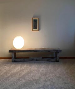 1970s Laurel Lamp Company Italian Glass Egg Lamp
