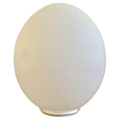 1970s Laurel Lamp Company Italian Glass Egg Lamp