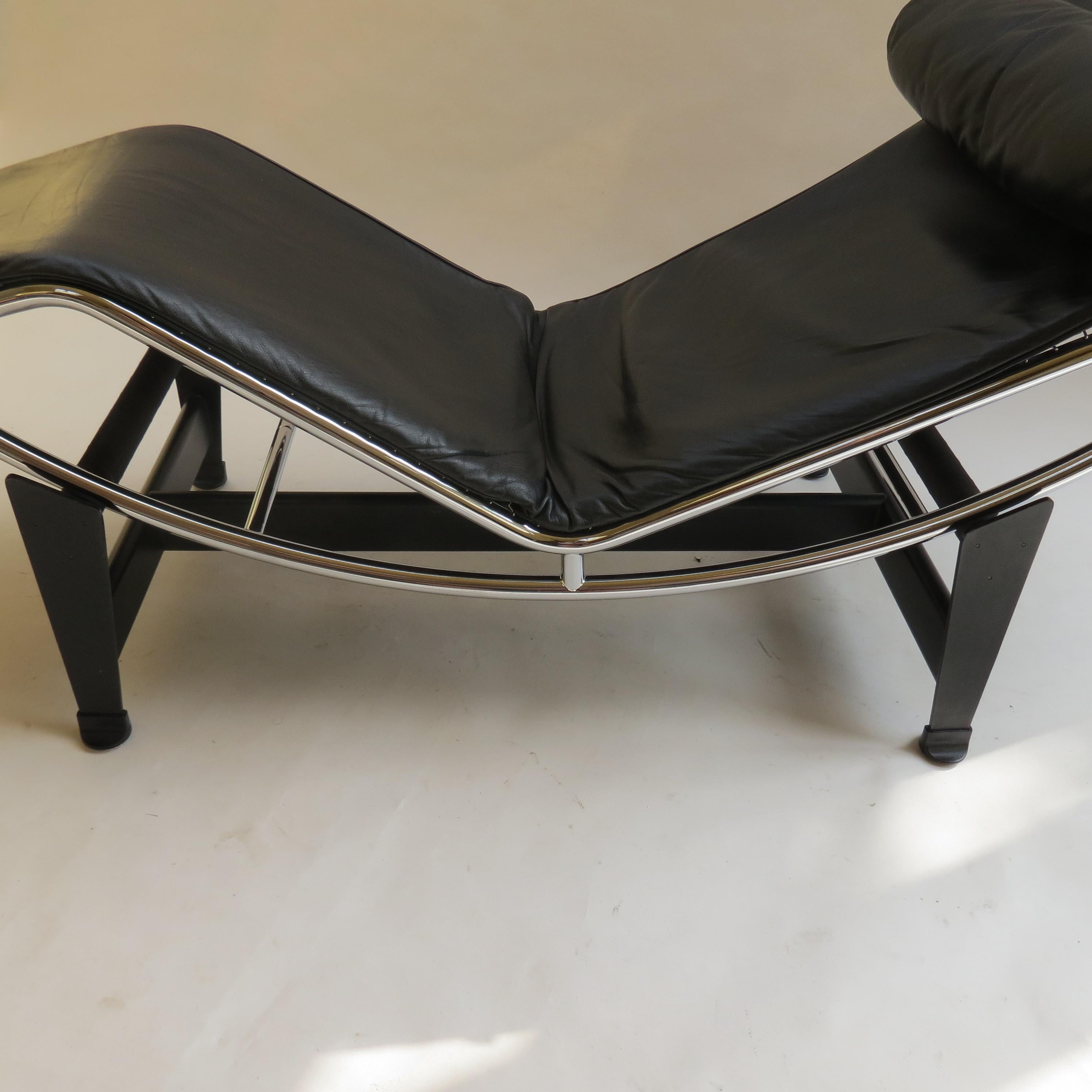 1970s LC4 Chaise Longue by Le Corbusier Perriand and Jeanneret for Cassina 2