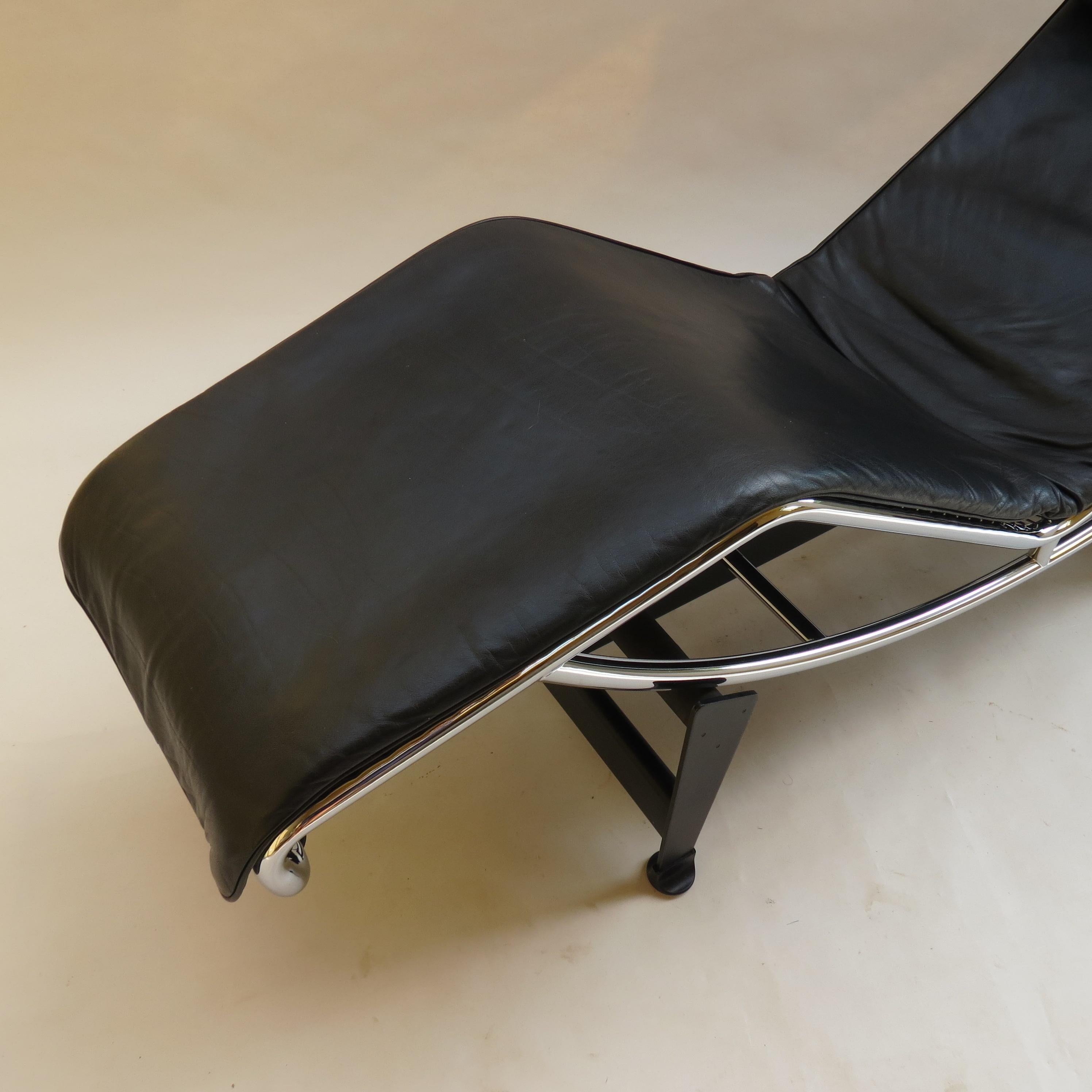 1970s LC4 Chaise Longue by Le Corbusier Perriand and Jeanneret for Cassina 3