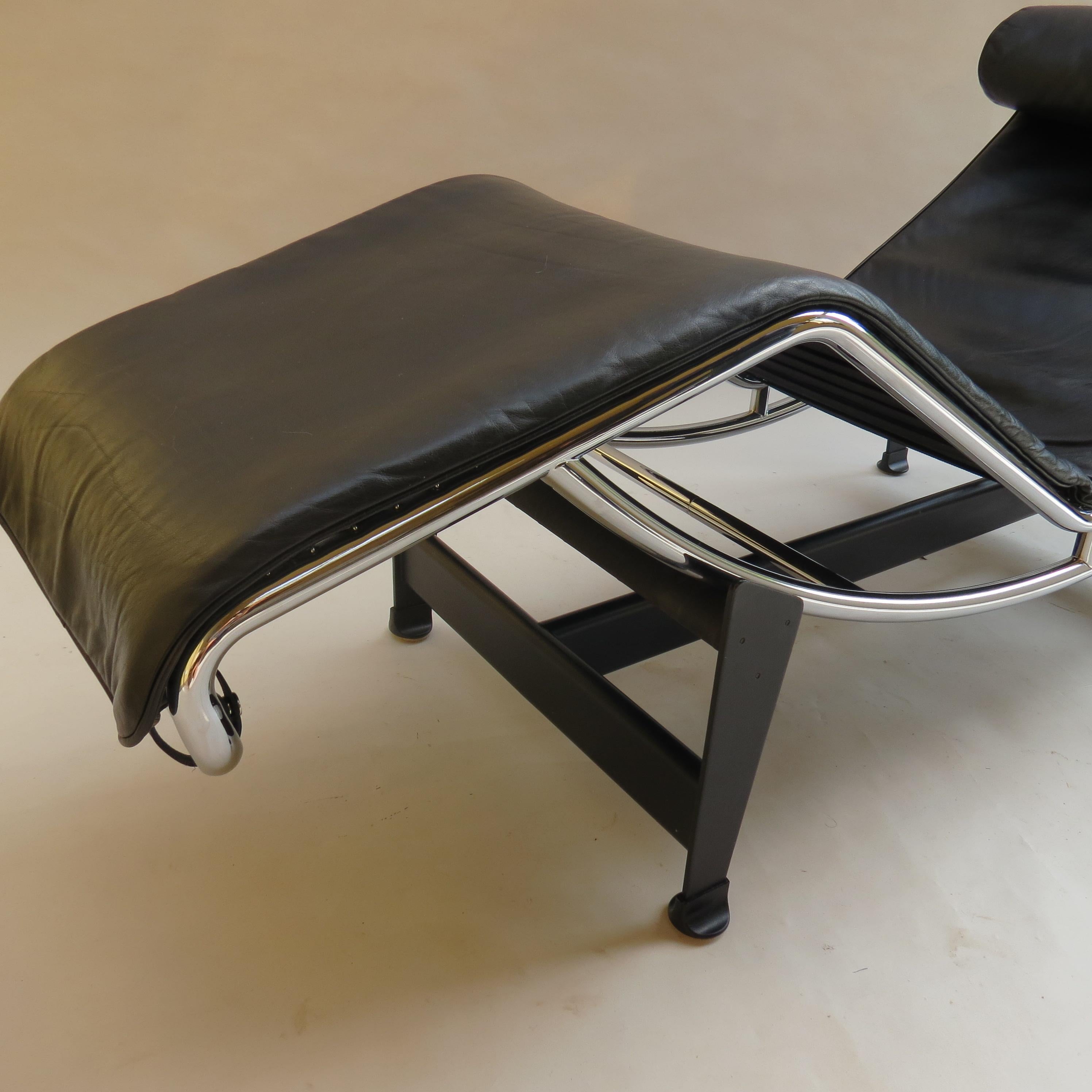 1970s LC4 Chaise Longue by Le Corbusier Perriand and Jeanneret for Cassina 5
