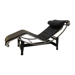 1970s LC4 Chaise Longue by Le Corbusier Perriand and Jeanneret for Cassina