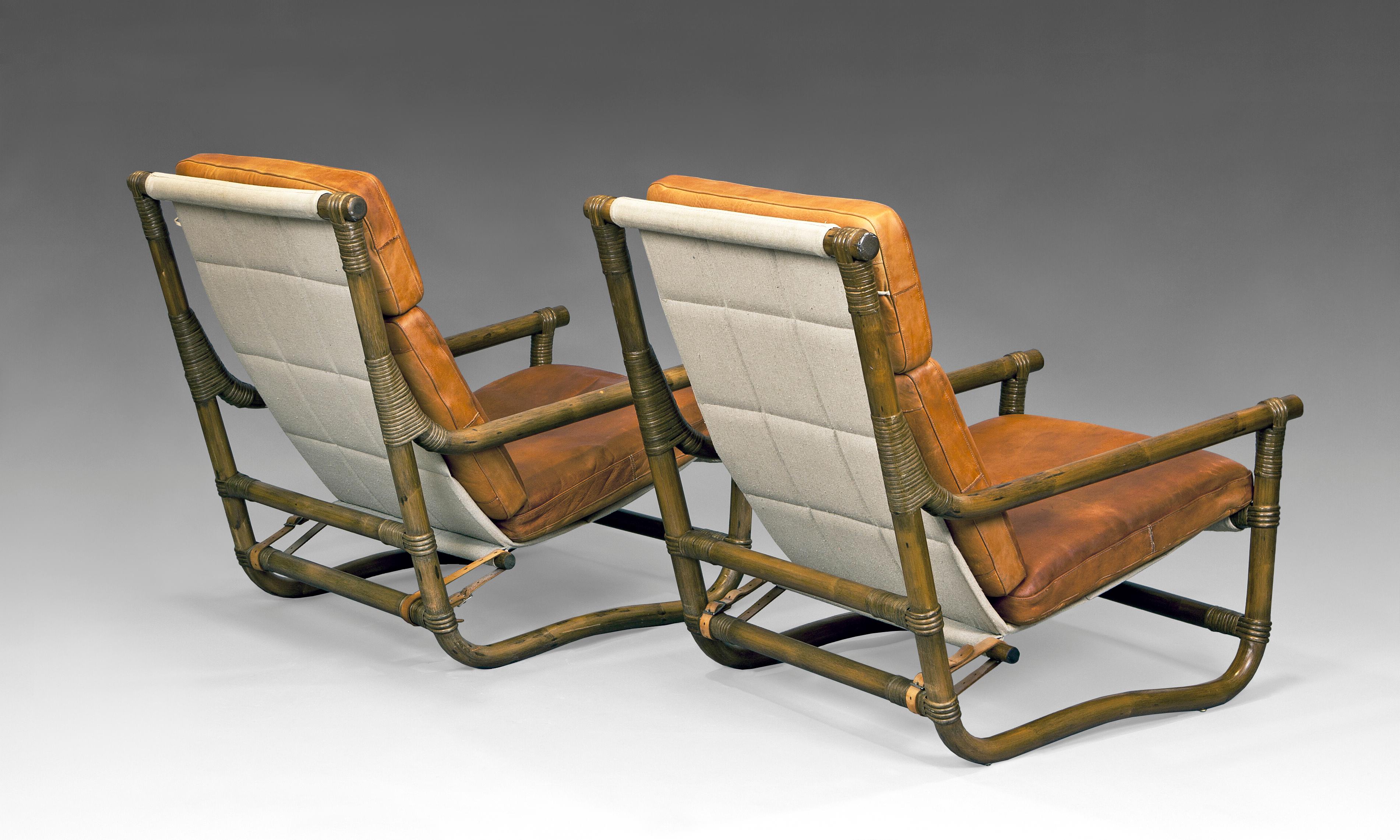 leather buckle chair