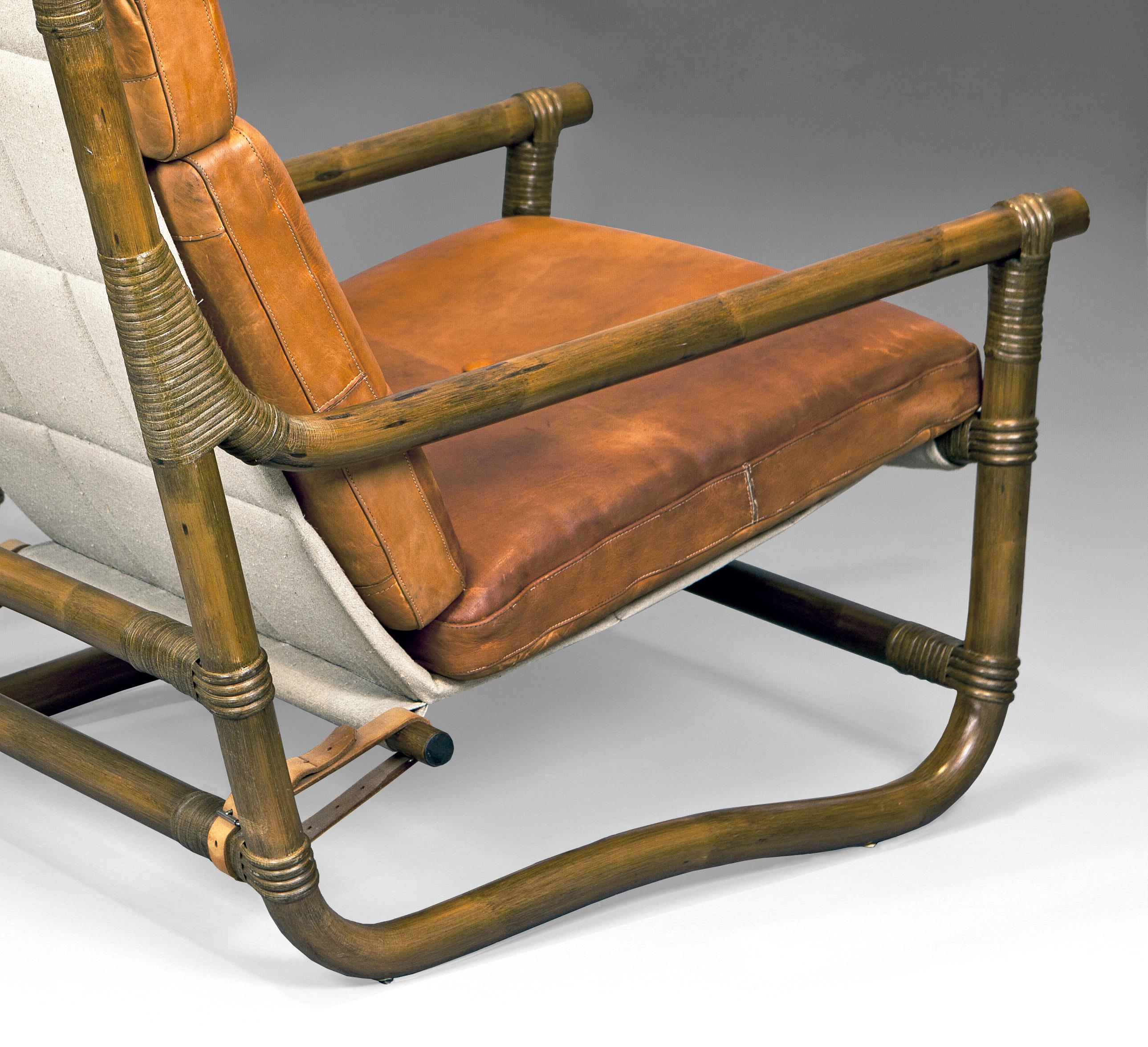 leather easy chair