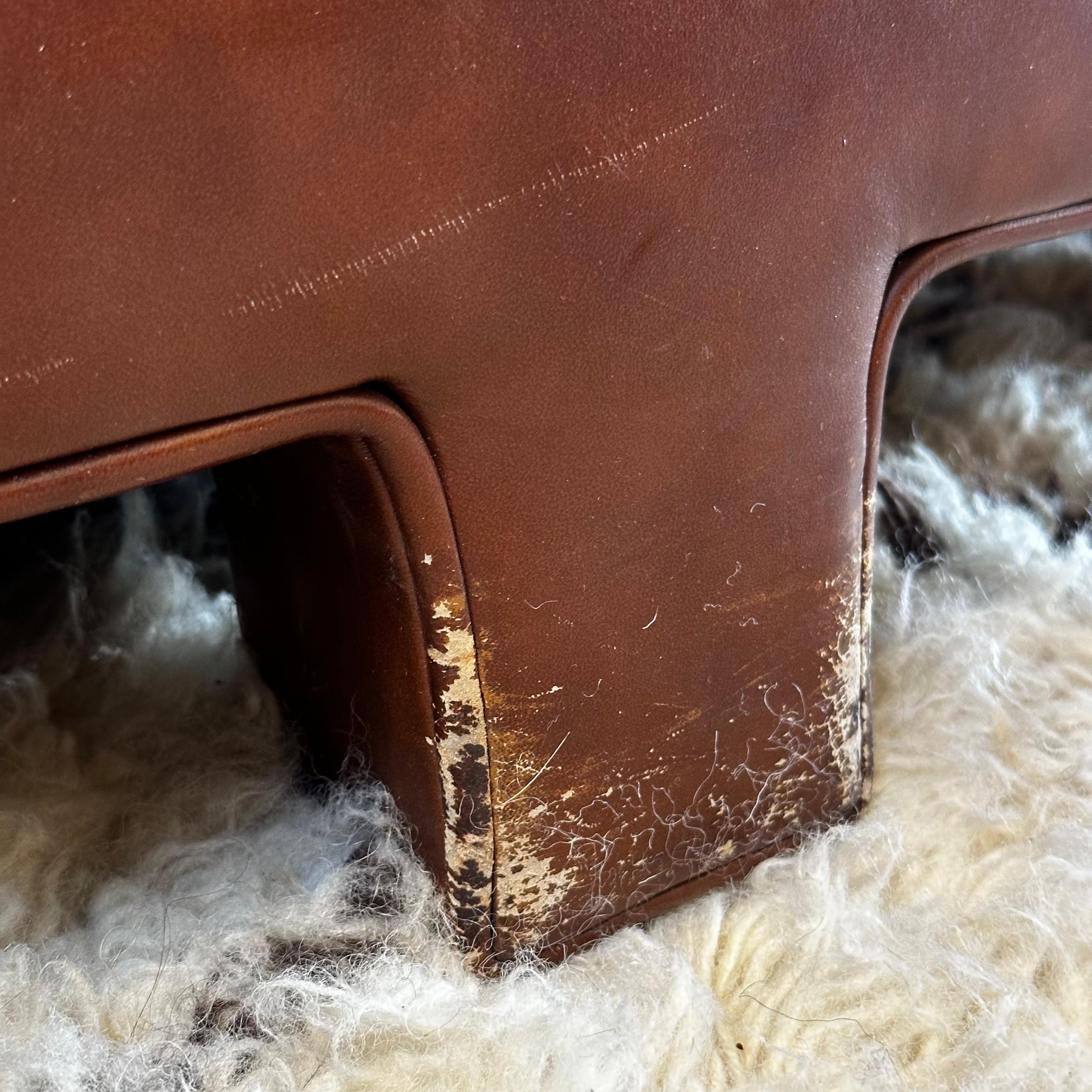 1970s Leather Chesterfield Sofa 3