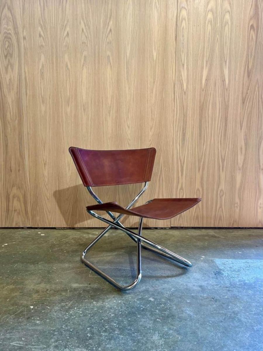 1970s Leather Falcon Chairs by Sigurd Ressell for Vatne Møbler In Excellent Condition In Victoria, BC