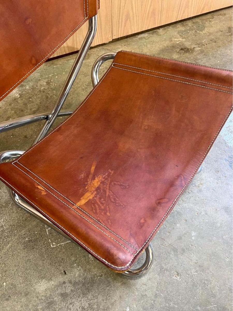 1970s Leather Falcon Chairs by Sigurd Ressell for Vatne Møbler 1