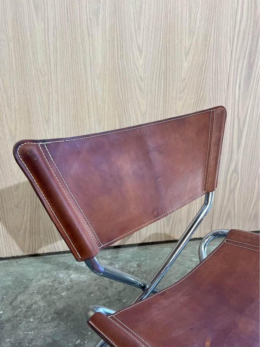 1970s Leather Falcon Chairs by Sigurd Ressell for Vatne Møbler 2