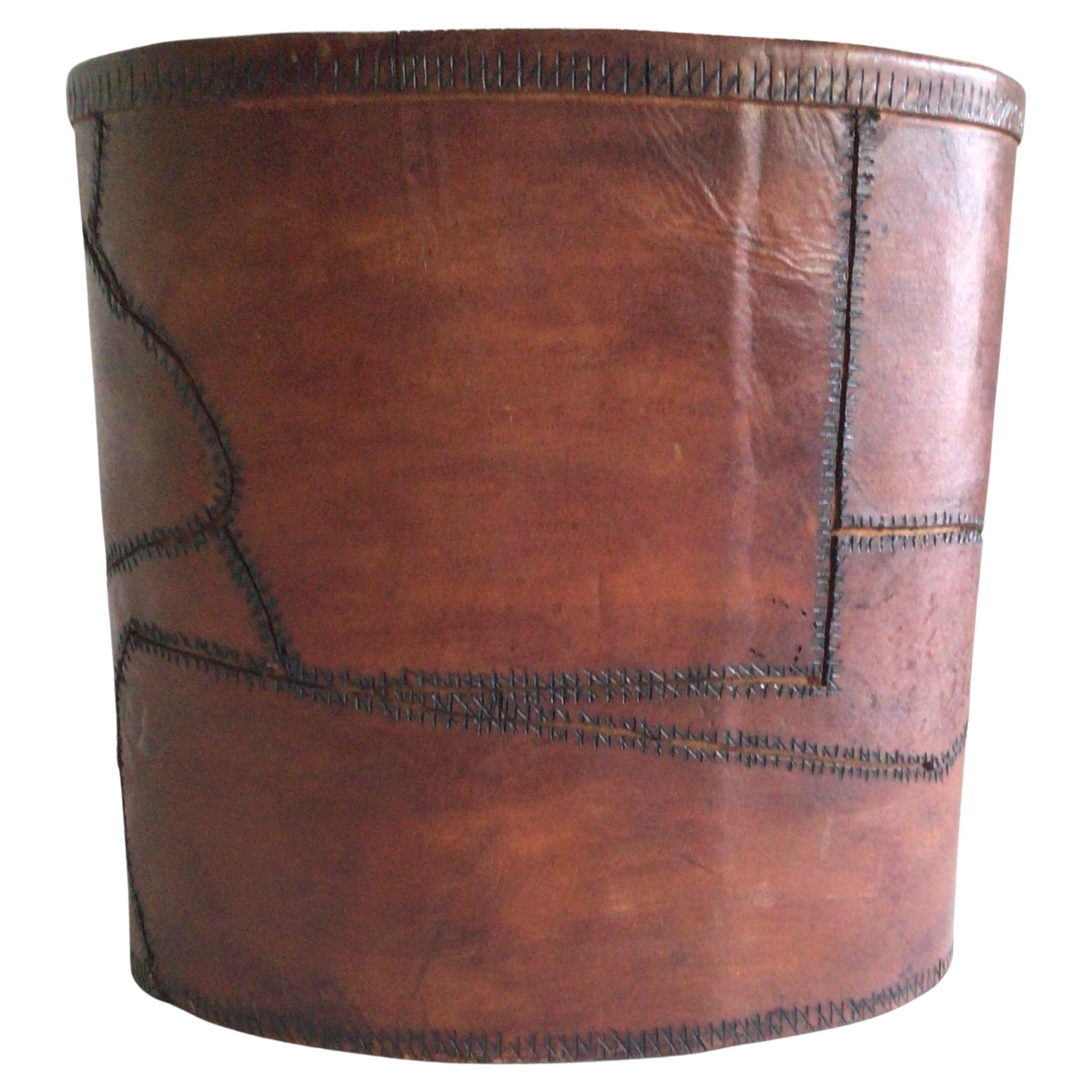 Cestino anni 
70 in pelle Stitch by Stitch