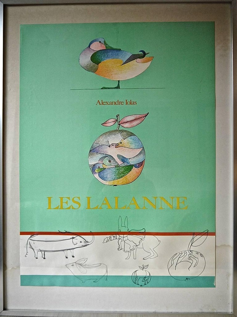 dårligt kode perler Les Lalanne Alexandre Iolas Colourul Animalier 1970s Poster For Sale at  1stDibs | les lalanne poster, les lalanne bird poster, les lalanne plakat