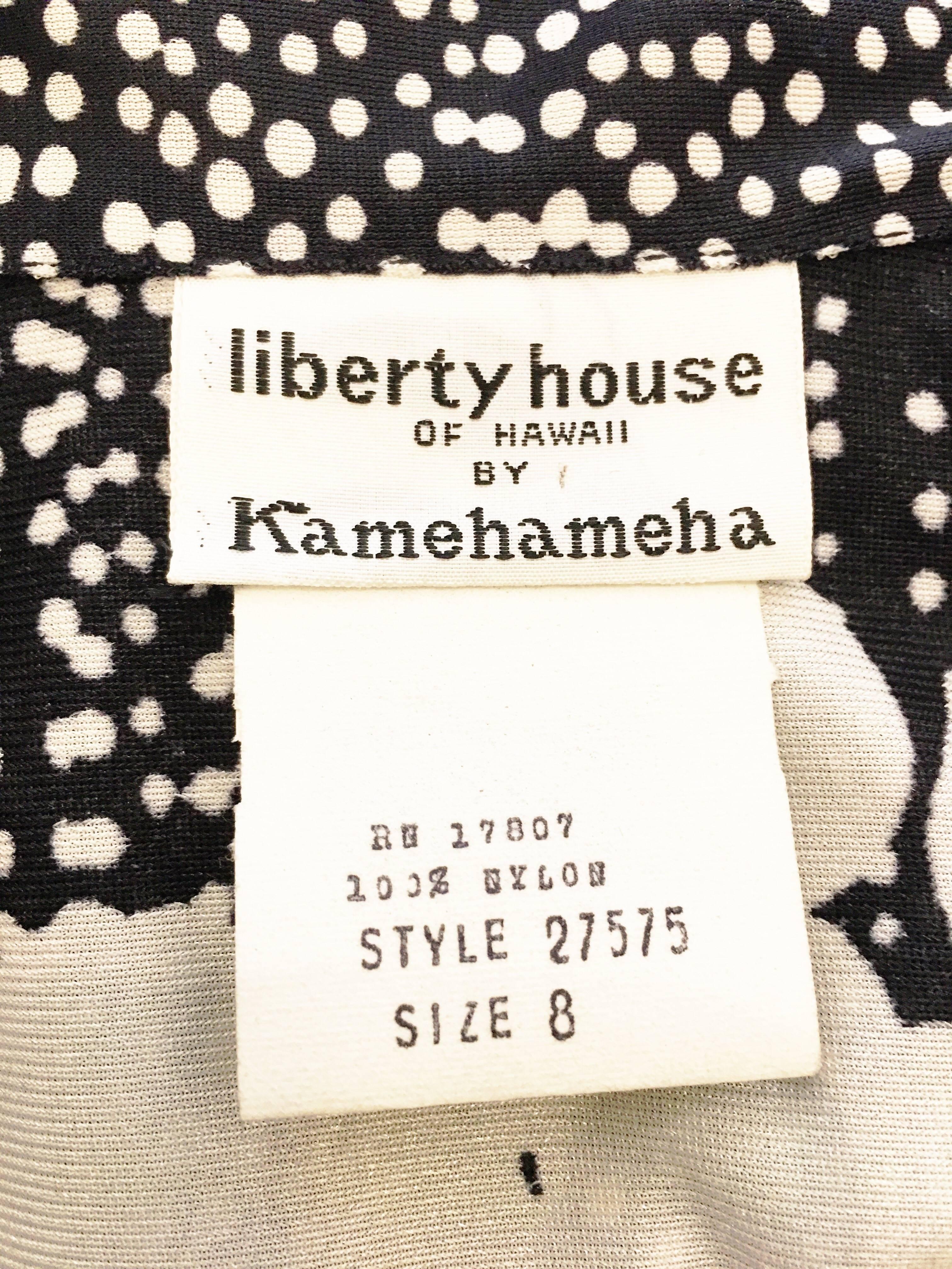 1970s Liberty House by Kamehameha Floral Skirt Suit  For Sale 9