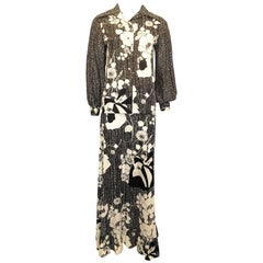 1970s Liberty House by Kamehameha Floral Skirt Suit