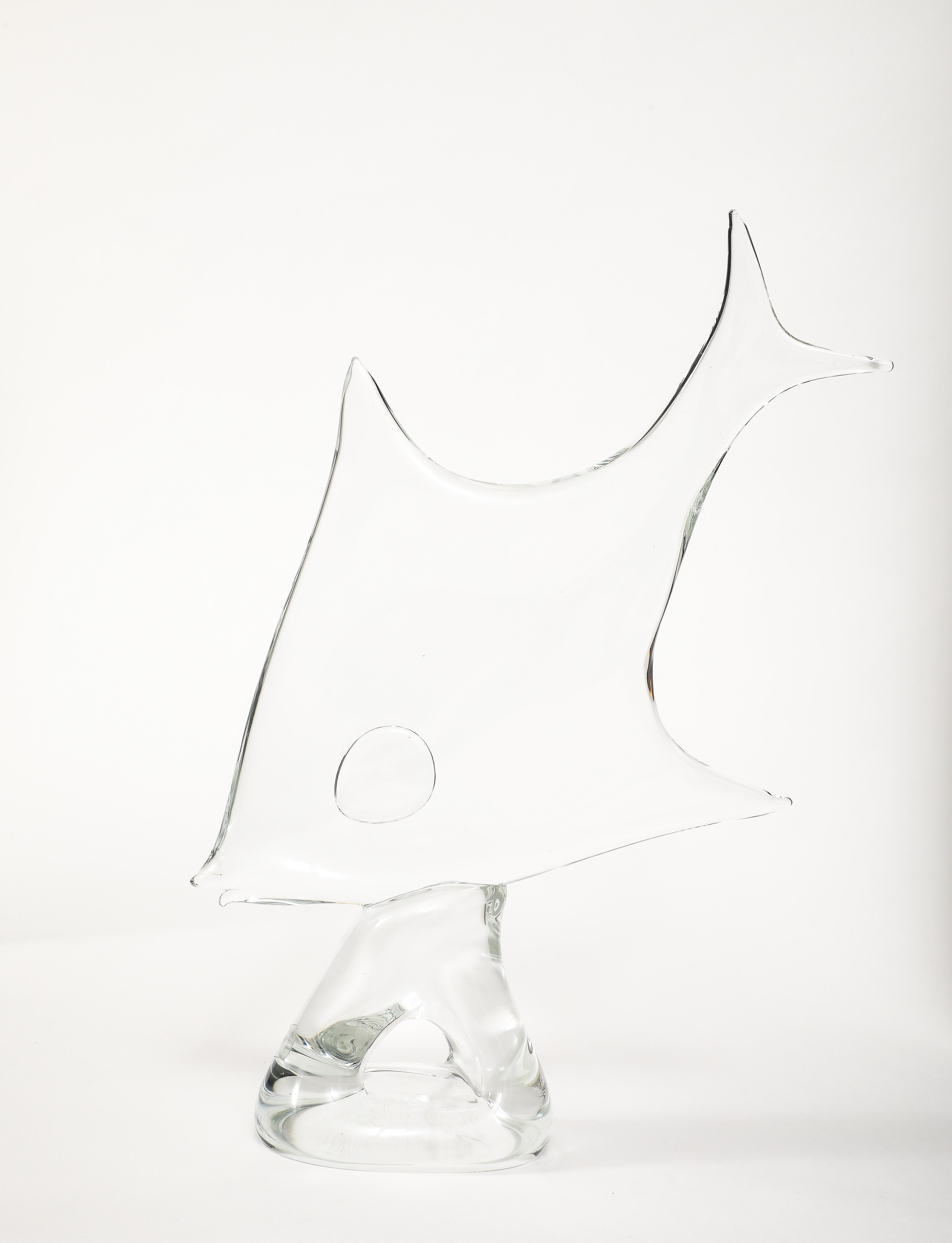 1970's Licio Zanetti Murano Glass Fish Sculpture 8