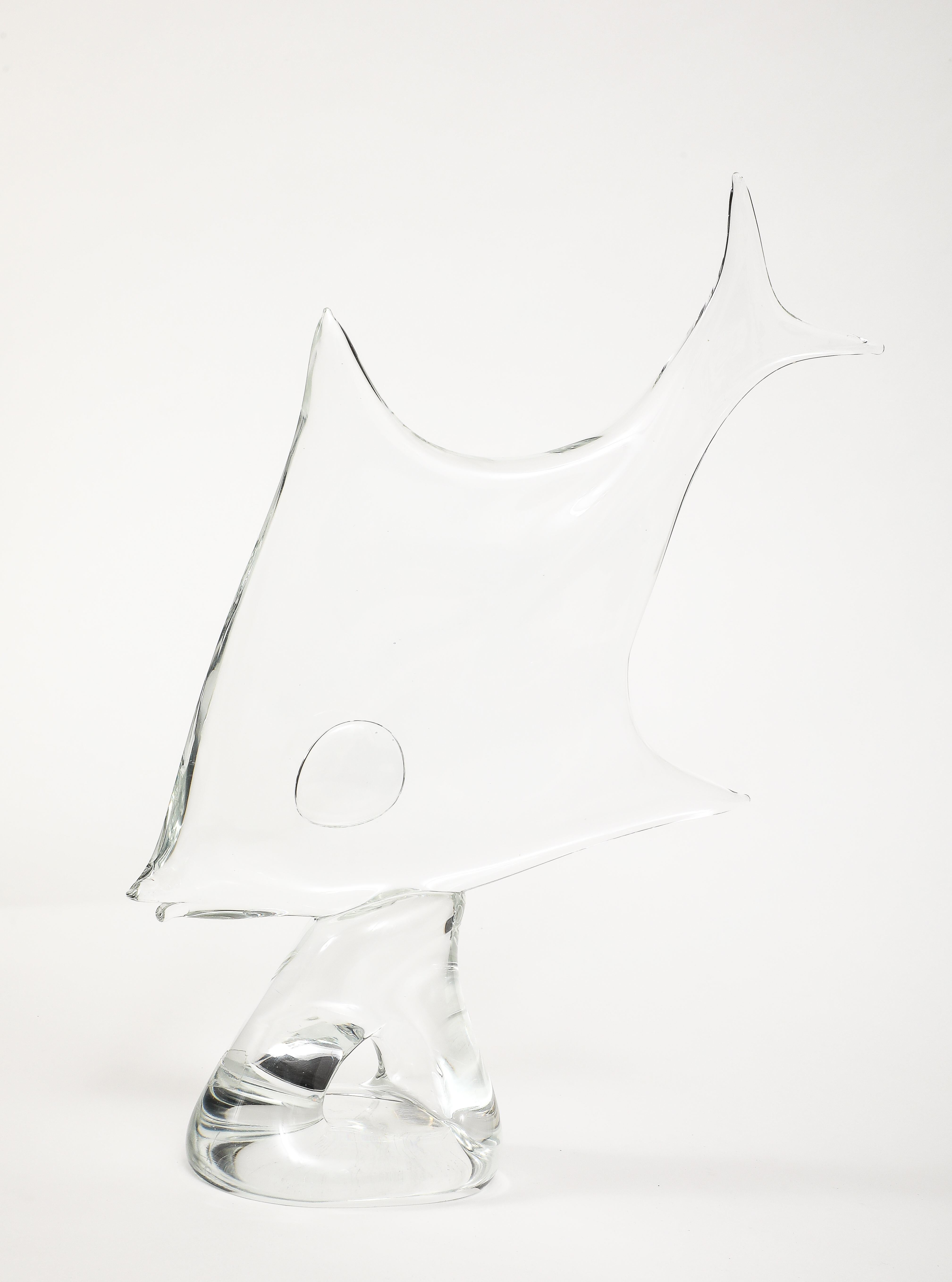 1970's Licio Zanetti Murano Glass Fish Sculpture 2