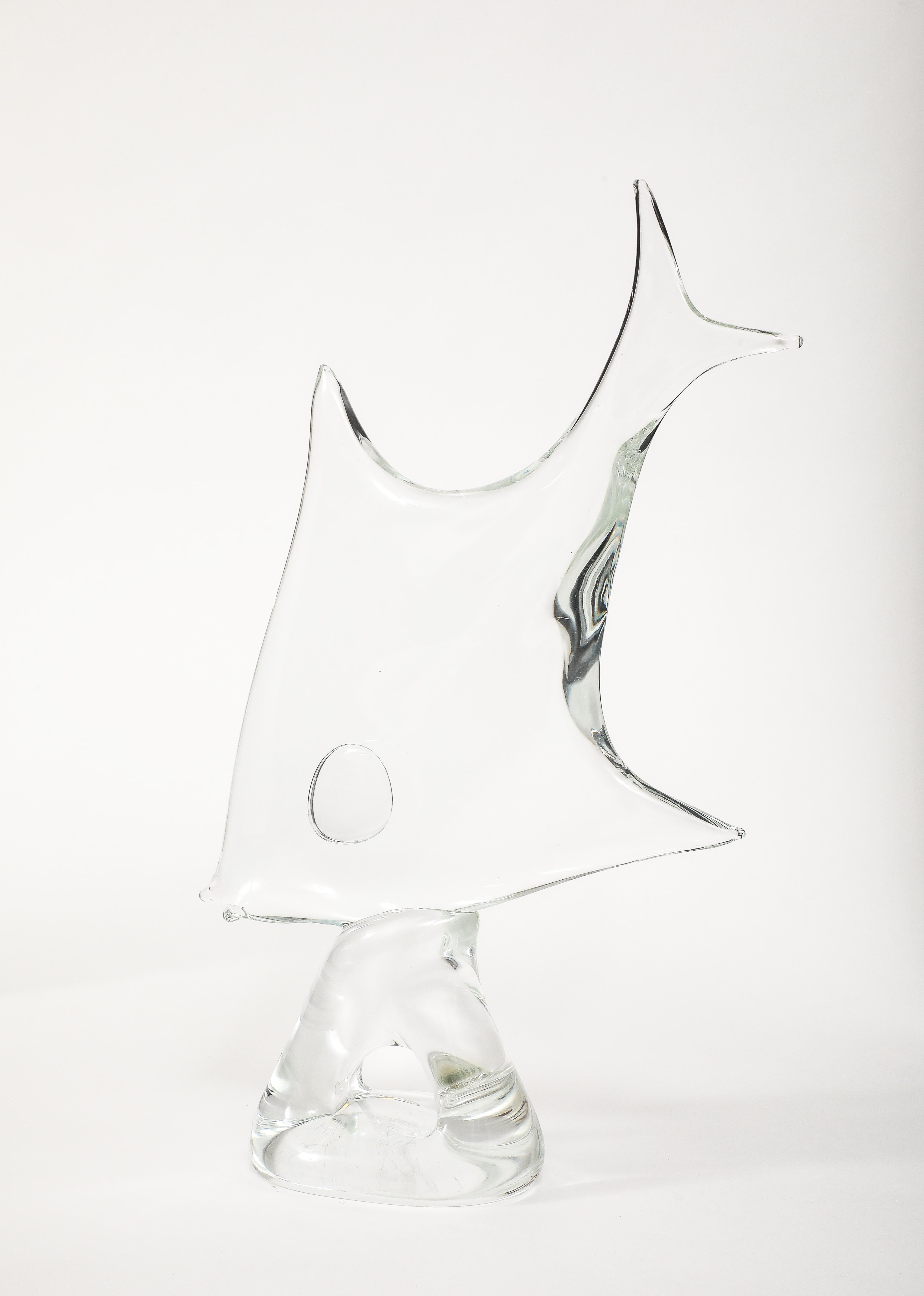 1970's Licio Zanetti Murano Glass Fish Sculpture 3