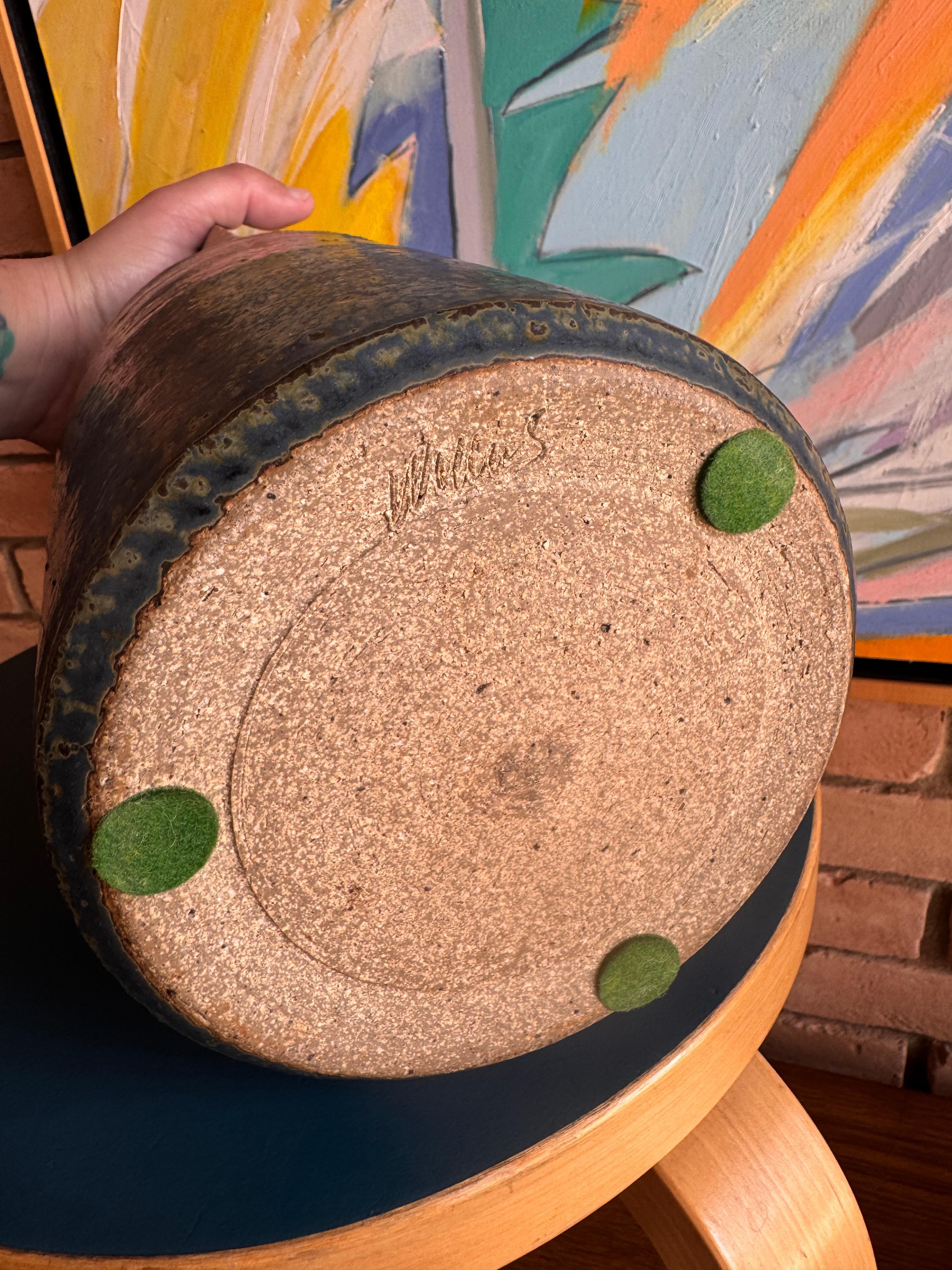 Vaso con coperchio degli anni '70 di Gerry Williams, Ceramica, Vasaio elencato in vendita 5