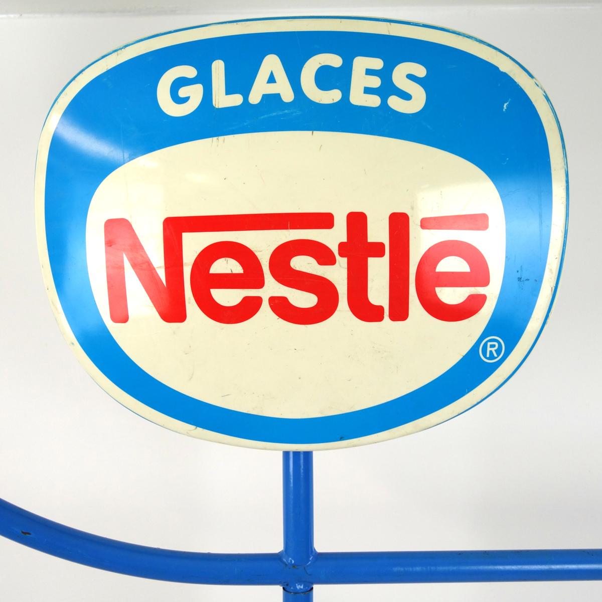 Mid-Century Modern 1970s Life-Size Promotional Object Made by Nestlé Selling Ice Cream 