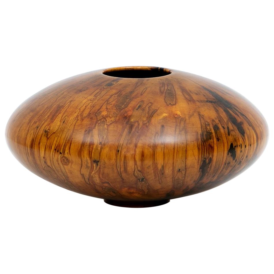 1970s Light Brown Maplewood Bowl by Philip Moulthrop 'D' For Sale