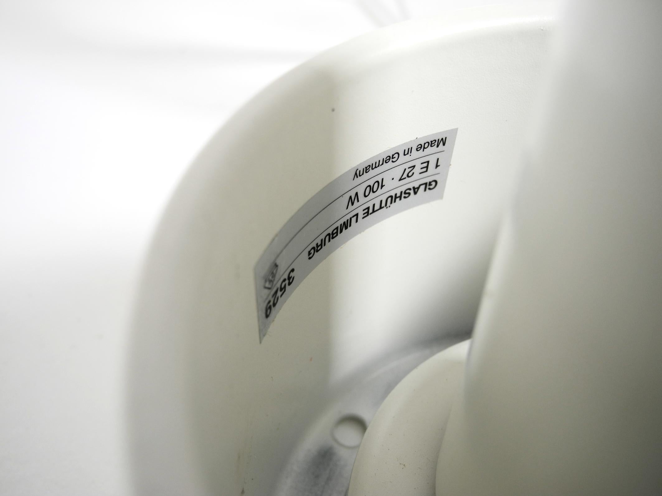 Lámpara de techo de cristal Limburg de los años 70 en forma octogonal con su caja de venta original en venta 10