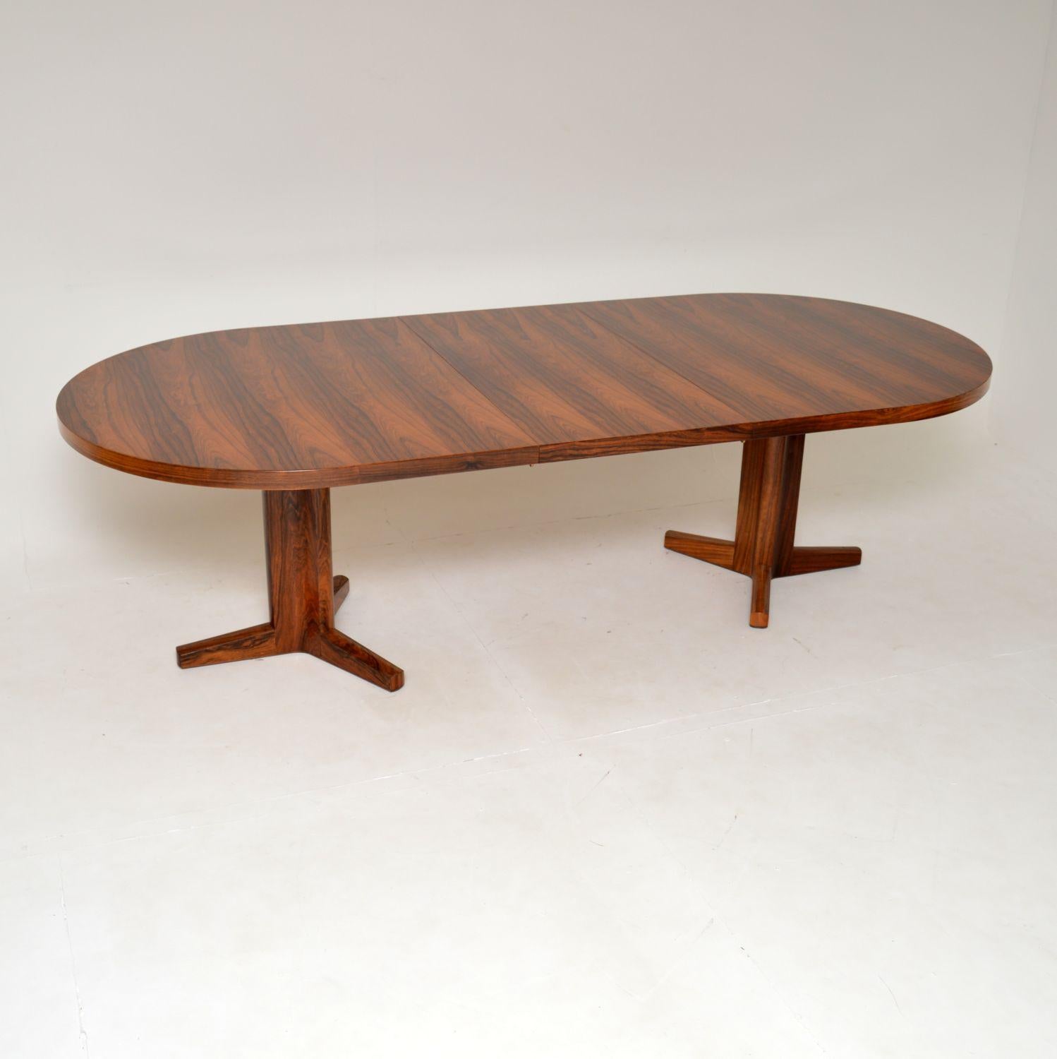 An extremely rare, very large and incredibly well made dining table. This was designed by Martin Hall for the Gordon Russell Marwood range. This is actually a limited edition design, and this is number 2 of only 200 ever made.

It has two leaves