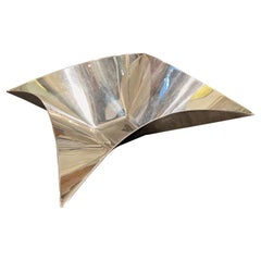 1970s Lino Sabattini Modernist Square Italian Centerpiece