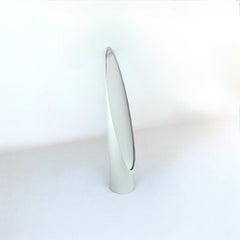 1970s Lipstick Extra Large Floor Mirror - Vintage Italian Design in White